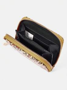 Betty Boop x SHEIN 1 Pack, Leopard Print Red Lip Short Wallet, Simple Zipper Women's Change Bag. - Multicolor 3 - View 4