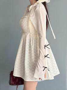 FRIFUL Women's Fashionable Vacation Cute Style Halter Top - White - View 6