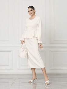 Sleekvia 女士绑带高跟穆勒凉鞋，夏季新品 - 白色 - 查看 3