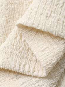 FRIFUL Áo thun nữ tay ngắn, kiểu dáng thường ngày, có khóa kéo phía trước, thích hợp cho mùa hè. - Màu be - Xem 7