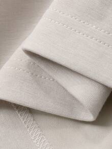 DAZY Khaki Sleeveless Shirt For Men, Summer - Khaki - View 6