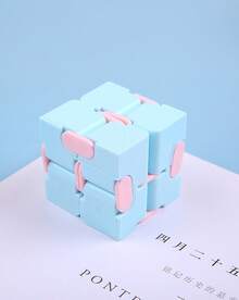 POKOJA LAND 1-Pack Infinity Cube Fidget Toy - Creative Stress Relief Flip Cube In Pocket-Sized Macaron Colors - Multicolor - View 7