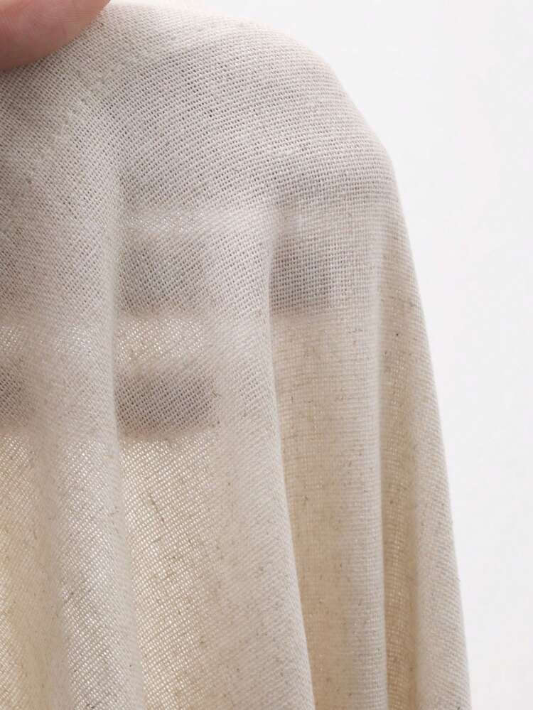 Women's Casual Vacation & Commute Minimalist Solid Color Single-Breasted Long Shirt, Summer