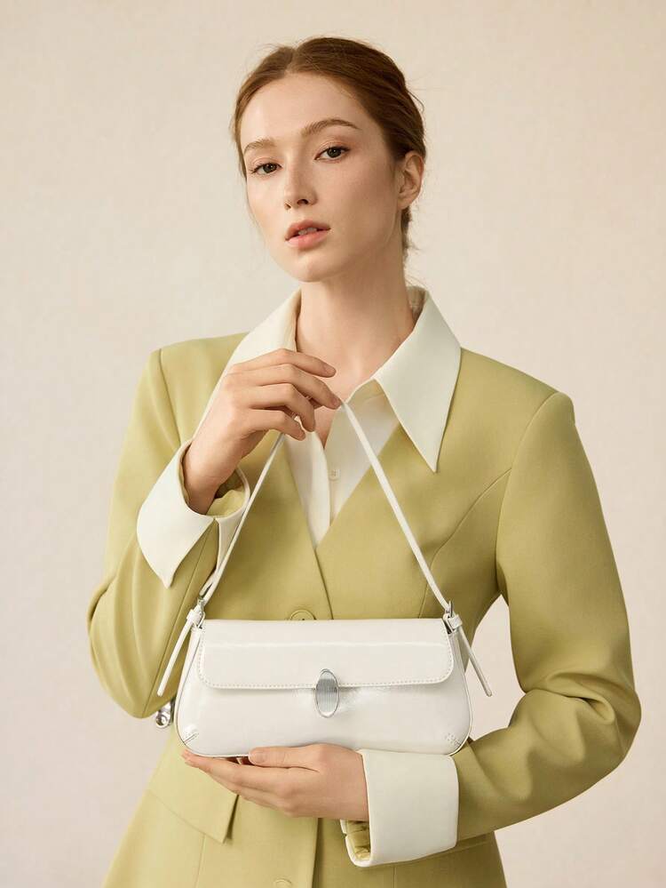 LADIES SHOULDER BAG, EXQUISITE AND SIMPLE BAGUETTE BAG, VERSATILE PARTY COMMUTE