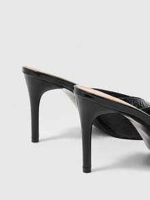 Sleekvia Women Heeled Sandals - Black - View 9