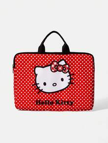 HELLO KITTY AND FRIENDS | SHEIN Laptop Protective Case, Suitable For 14 Inch Laptop Briefcase, With Padded Laptop Bag - Red - View 1