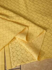 MOTF PREMIUM WOMEN'S CASUAL & DATE MID-LENGTH KNITTED DRESS, SPRING/SUMMER - Yellow - View 8