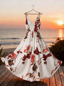 GlowEve 女士碎花无袖连衣裙，休闲假日风 - 彩色 - 查看 2