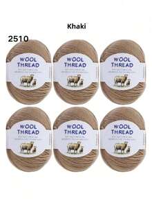 6 Sợi len lông cừu Merino Úc 300g 70% len Merino 30% sợi chống xù mềm mại thoải mái thoáng khí màu sắc rực rỡ dùng để đan áo len, áo vest, đồ thủ công mỹ nghệ, đồ dùng thủ công DIY - gói 6 quả bóng - Xem 63