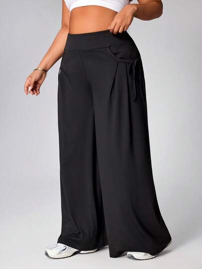 Rhythm Era Pantalones deportivos casuales y sueltos para mujer de talla grande, primavera/verano