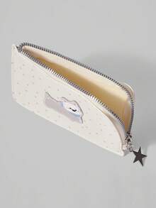 ROMWE Kawaii Ví đựng tiền lẻ tiện dụng hình hoạt hình dễ thương - Màu trắng d - Xem 5