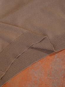 AKNOTIC Business Casual Áo thun nam tay ngắn màu trơn, kiểu dáng thường ngày, thích hợp đi làm. - Màu Khaki - Xem 7
