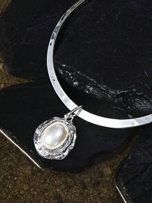 Opalesca 女士珍珠吊坠项链，时尚百搭，适合日常佩戴 - 彩色 - 查看 4