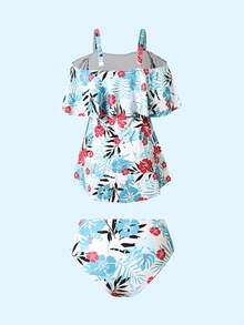 Swim Lushoire New Arrival Beach Outfits For Women, Flattering Swimsuit Dress Set, Vacation & Spa Style - Multicolor - View 2