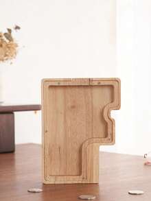 木质大字母存钱罐，字母造型，可定制首字母，趣味生日、圣诞节、节日礼物 - 彩色 - 查看 18