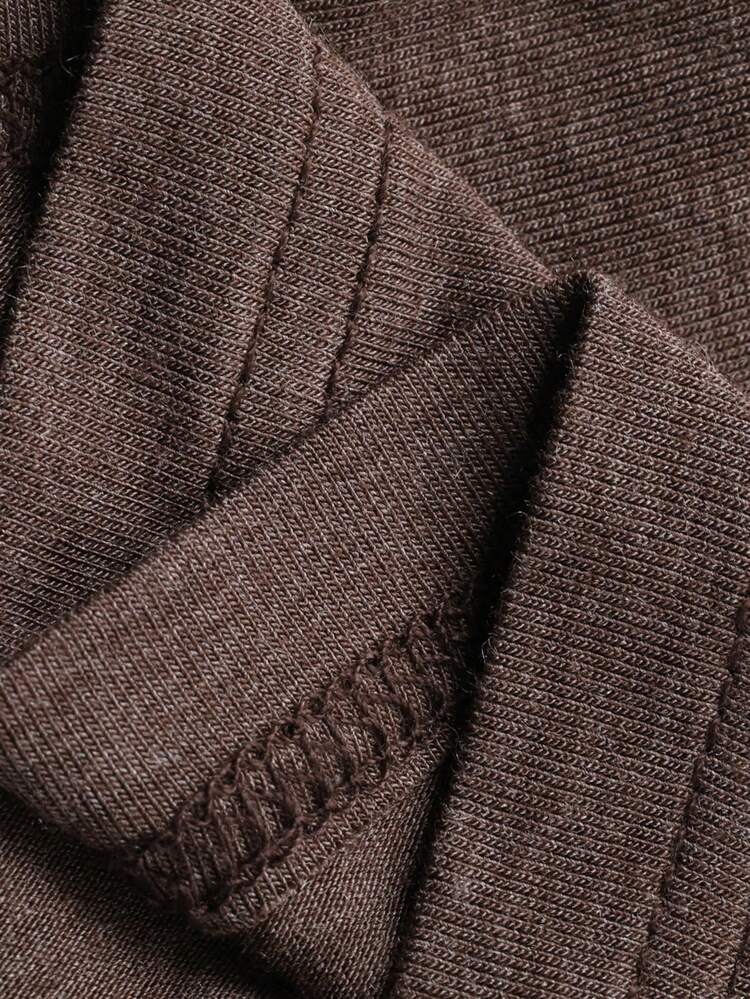 Women's Early Spring Long Sleeve Soft T-Shirt, Solid Color Minimalist Single-Breasted Knit Cardigan T-Shirt Summer