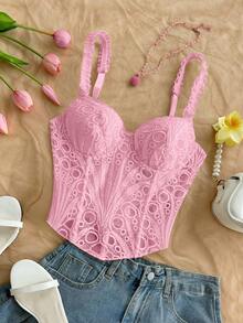 Blusa sin mangas para mujer para ocasiones casuales como vacaciones, boda en la playa, graduación, brunch, Día de San Patricio, Spring Break, Pascua, festivales de música - Rosa 2 - Ver 6