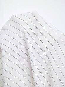 Aalyst Women's V-Neck Waist Cinching Dress, Suitable For Vacation, Commuting, Spring/Summer Wear - Beige - View 8