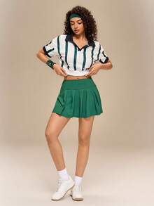 Hanevo Hanove Bestselling Casual Fashion Short Sleeve Polo Sweatshirt, Spring/Summer - Multicolor - View 4