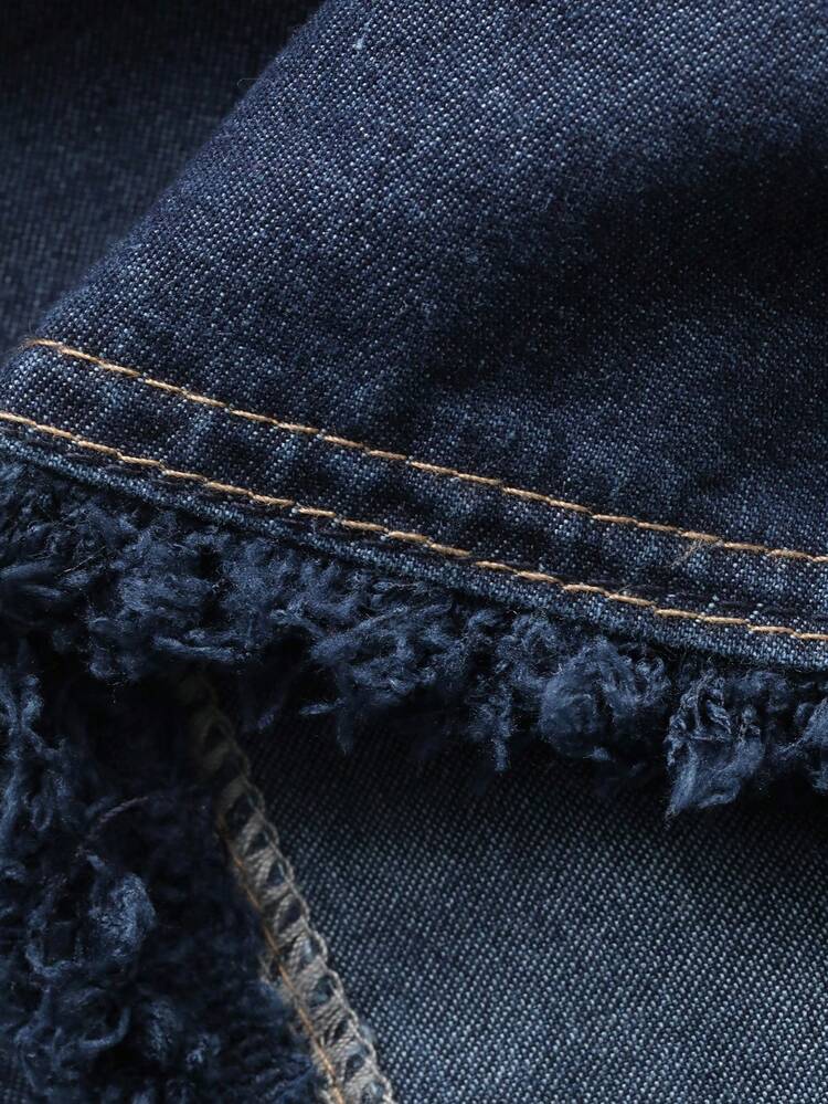 Women's Summer V-Neck Sleeveless Fringe Waist Cardigan And Short Denim Skirt Casual Suit