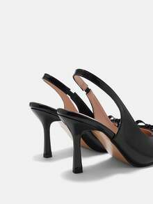 CUCCOO CURVES Plus Size Wide Fit Fashion Pointed Toe High Heel Pumps Spring Shoes Spring Break Easter For Christmas - Black Black - View 9