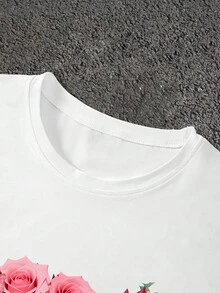 STEELVANCE 男士人像印花街头风无袖背心，男士休闲简约街头背心，夏季必备透气背心 - 白色 - 查看 4