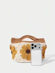 SHECARRY Stylish And Sweet Hand-Woven Women's Bags - Multicolor - View 3