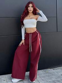 Bearsaez 女士纯色露肩短款露肩上衣 - 白色 - 查看 6