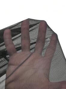 Athîral 女士休闲长袖黑色针织上衣 - 黑色 - 查看 6