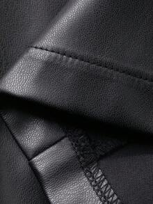 DAZY Women's Casual Solid Color A-Line Skirt, Versatile For Summer - Black - View 3