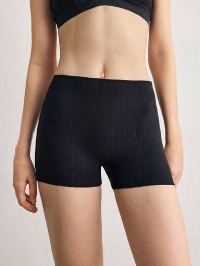 Ocili Pantalones cortos de de algodón para mujer, pantis de unicolor, pantalones cortos anti-rozaduras