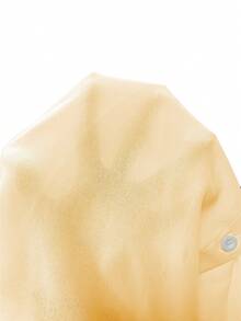 Franclia 法式优雅编织翻领长袖系带开衫，新款夏季白色女式衬衫 - 卡其色 - 查看 6