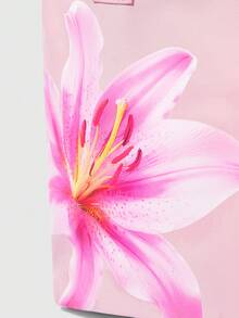 ROMWE Kawaii Flower Tote Bag Shoulder Bag - Pink - View 4