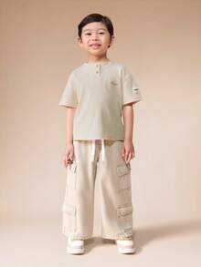 SUMWON Young Boys T-Shirts - Apricot - View 3