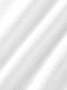 SHEIN MOD 女士优雅纯色露肩中长连衣裙，夏季 - 白色 - 查看 5