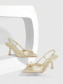 CUCCOO SZL 女士高跟鞋 - 淺金 - 查看 1