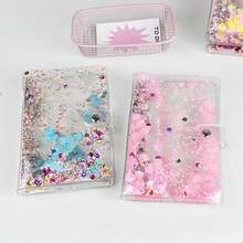 Zazumi A6 Size Transparent Colored, Shell Spiral Notebook Set, Simple 6-Hole Loose-Leaf Notebook Cover, Stickers, Adhesive Paper, School Supplies, Must-Have For The New Semester - multi-color - View 3