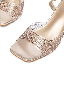 CUCCOO SZL Women Heeled Sandals Spring Shoes - Golden. - View 7