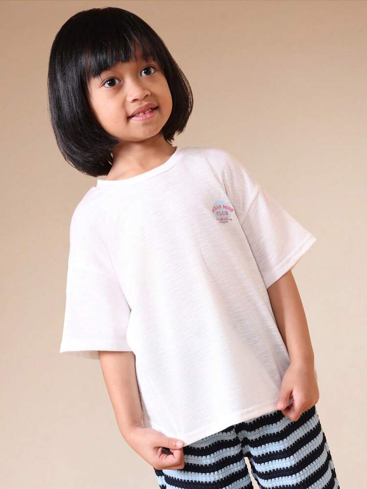 Crew Neck Short Sleeve Graphic Tee