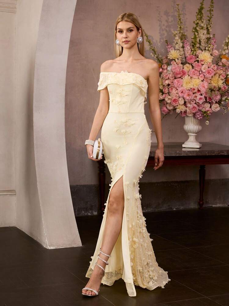 MOTF Soiréza ELEGANT 3D FLORAL DRESS, SPRING/SUMMER