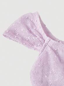 SHEIN MOD 女士纯色简约露肩连衣裙，休闲日常穿着 - 紫色 - 查看 8