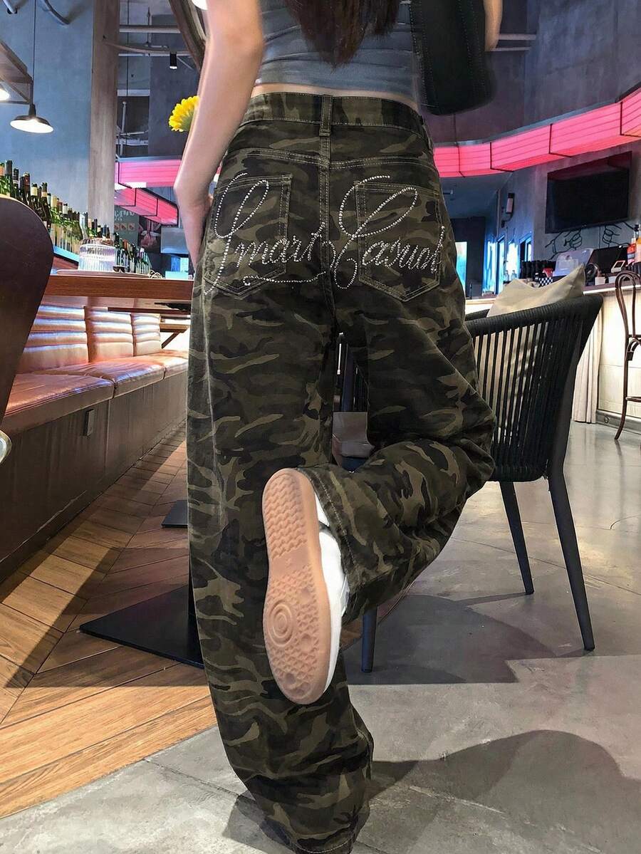 Quần jeans nữ phong cách Hàn Quốc rách rưới, bạc màu, kiểu dáng thường ngày. - màu nâu - Xem 1