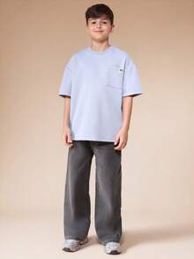 SUMWON Tween Boys T-Shirts - Blue - View 3