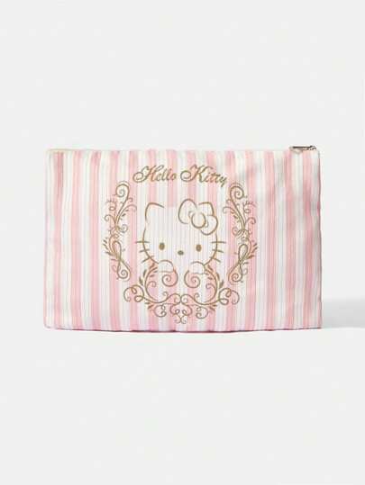 HELLO KITTY AND FRIENDS | SHEIN Cartoon Pattern Foldable Portable Makeup Bag, Multifunctional Storage For Cosmetics, Coins And Stationery, Suitable For Men And Women