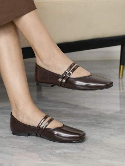 Sleekvia 女士搭扣设计日常旅行休闲鞋