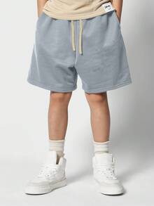 SUMWON Tween Boys Drop Crotch Short - Blue - View 1