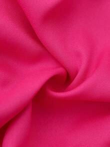 Vivid Eden 女士镂空荷叶边连衣裙，时尚度假之选 - 藍色 - 查看 10