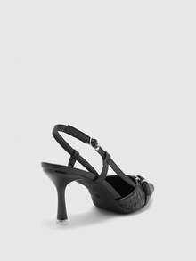 CUCCOO BIZCHIC Women's Fashion And Elegance Stiletto High Heels Shoes - Black - View 9