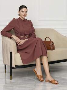 Sleekvia Women Shoes Summer New Cross Strap Square Toe Classic Flat Slippers Casual Beach Wear - Camel - View 6