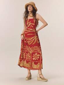 Styleloop Women's Fashionable Versatile Buckle Design Thick Sole Wedge Sandals For Daily Wear Holiday Travel Essential Boho Cowgirl Outfit - Khaki - View 5